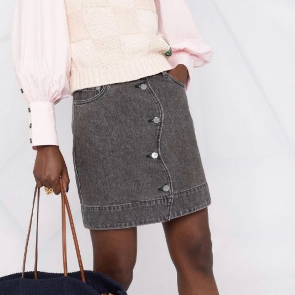 Ganni Denim Mini Skirt